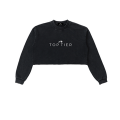 Signature Wash Crop Pullover