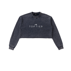 Signature Wash Crop Pullover