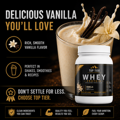 Premium Whey Protein Isolate (Vanilla)