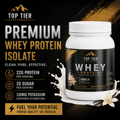 Premium Whey Protein Isolate (Vanilla)