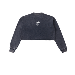 Signature Wash Crop Pullover