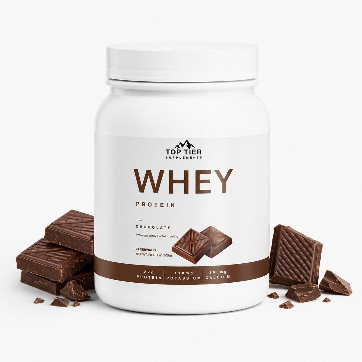 Premium Whey Protein Isolate (Chocolate)