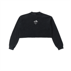 Signature Wash Crop Pullover