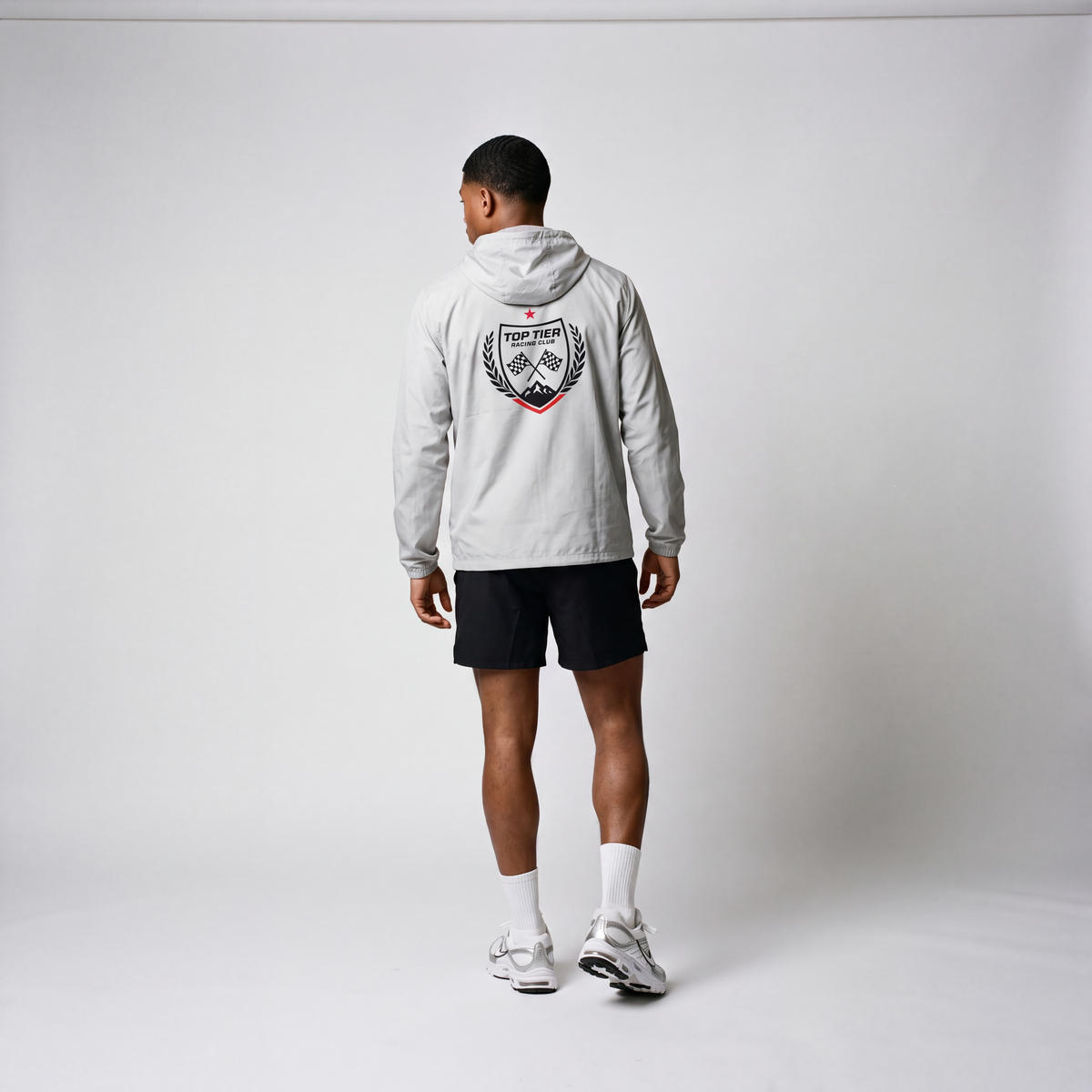 Soft Hooded Sports Jacket