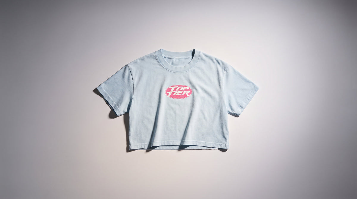 Women's Mineral Wash Cotton Crop T-Shirt