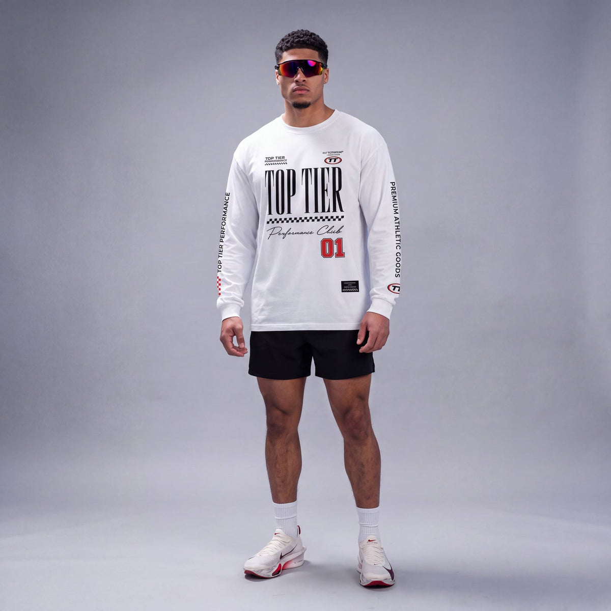 Oversized Performance Club Long Sleeve T-Shirt