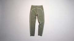 Tier One Leggings Gray Green flat lay hero