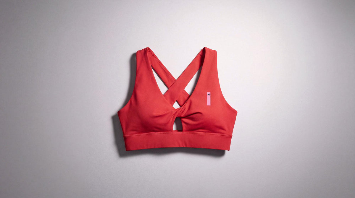 Women's Twist Front V-Neck Sports Bra
