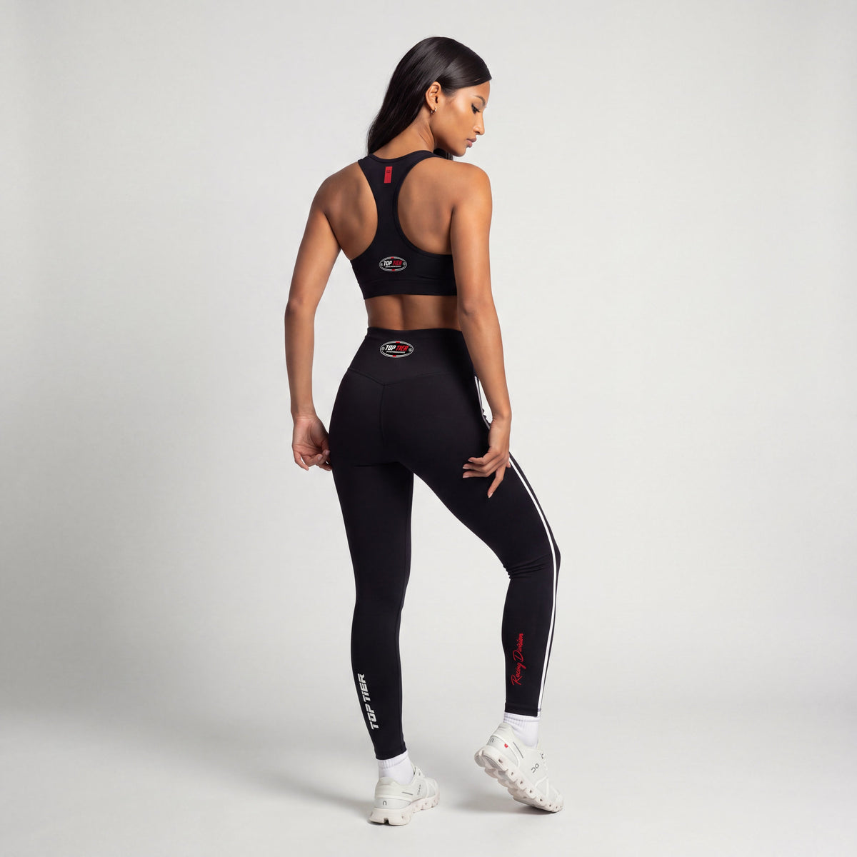 High Rise Racing Division Yoga Leggings